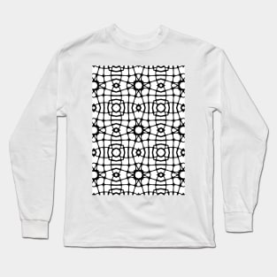 Monochrome Kaleidoscope Long Sleeve T-Shirt